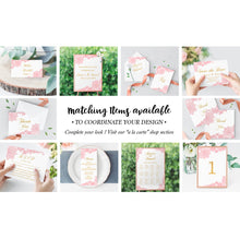 Load image into Gallery viewer, Menu Card - Printed Menus ||A la carte || Made to match any ID invitation - Free Shipping
