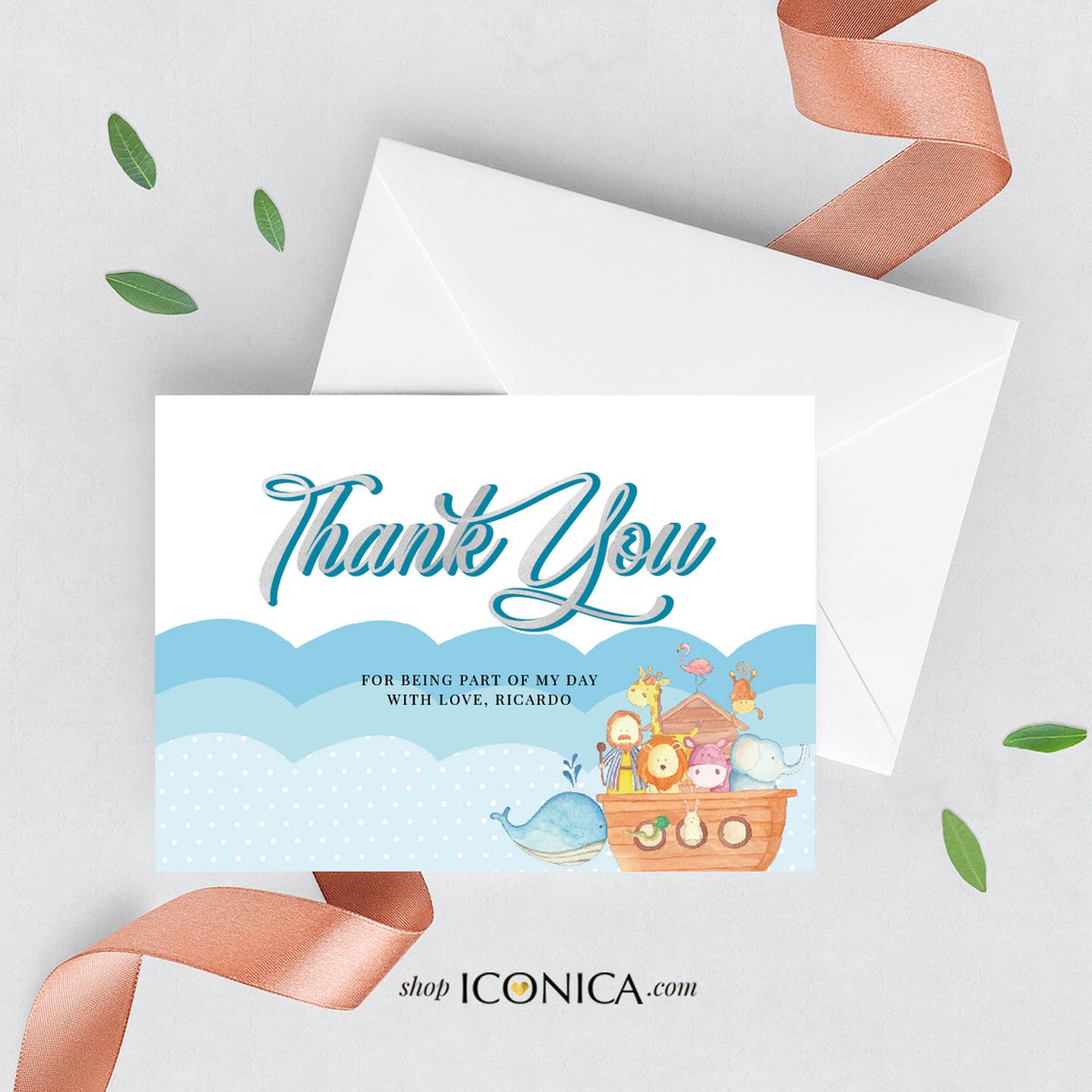 Noah's ark invitation,Noah's ark Cards,Noahs Ark Birthday Invitation,Boys Birthday Invitation,Any Age or type of Event