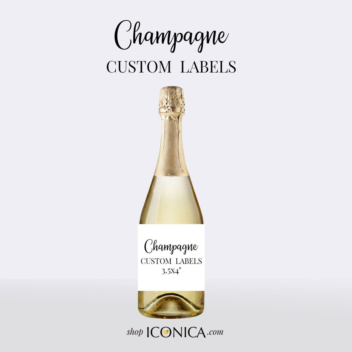 Custom mini champagne bottle labels, Wedding mini wine bottle labels, mini champagne bottle labels birthday Personalized Set of 10, Any text
