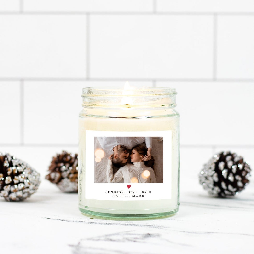 Photo candle Personalized | Engagement announcement | Personalized candles | Personalized photo candle | HouseWarming Gift