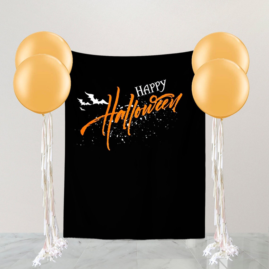 Halloween Backdrop Personalized, Halloween decorations, Halloween background Happy Halloween