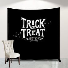 Load image into Gallery viewer, Halloween Backdrop for girls party Personalized, Halloween decorations, Halloween background for photos, Happy Halloween Backdrop decor
