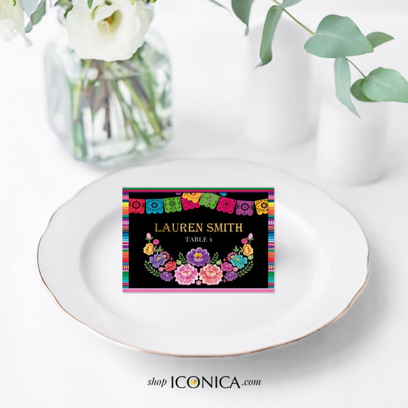 Fiesta Theme Menu,Cinco de Mayo menu,Let's Fiesta Menu Card,Printable File or Printed Menu,Engagement Party,Weddings,Anniversary