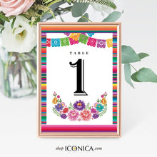 Load image into Gallery viewer, Floral Thank You Cards, Fiesta Theme Cards, Let&#39;s Fiesta / Cinco de mayo /set Of 10/ A2 Folded / White Envelopes Included / Non Personalized - Printed Cards
