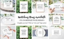 Load image into Gallery viewer, Tuscan Pink Floral First Communion Menu
