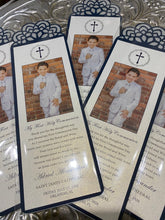 Load image into Gallery viewer, Remebrance Cards for First Communion, First Communion Thank you Cards Any text-color or Type of event, Handcrafted Card, Tarjetas de Recuerdo
