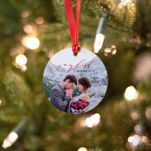Load image into Gallery viewer, 2020 Christmas Ornament Personalized Engagement Christmas Decoration | Custom Holiday Gifts | Joyful Moments | Any text
