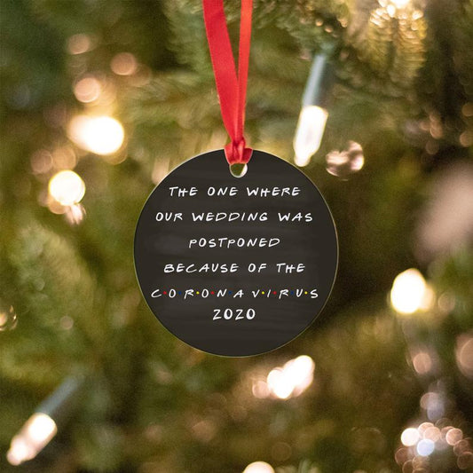 2020 Christmas Ornament Postponed Wedding Personalized | Postponed Wedding Christmas Decoration | Holiday Gifts | Holiday decor