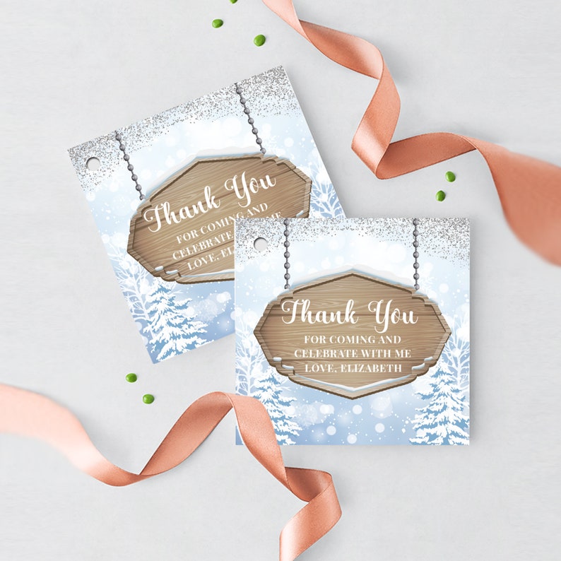 Winter Wonderland Baby Shower Invitations or First Birthday Printed, winter wonderland invitations, winter wonderland Christmas invitations