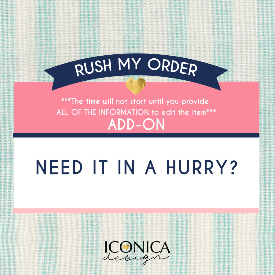 Rush My Order (Proof File) - Add On - Digital Orders - (file(s) Proof within 24 Hrs Mon-fri For Digitals Files Only