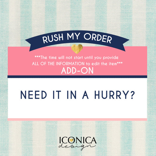 Rush My Order (Proof File) - Add On - Digital Orders - (file(s) Proof within 24 Hrs Mon-fri For Digitals Files Only
