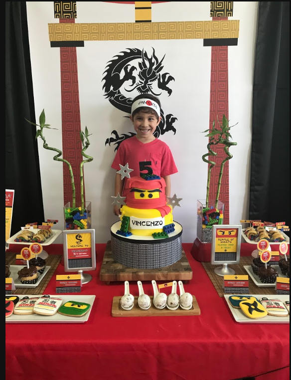 Ninja Backdrop, Ninja Birthday Party Backdrop, Temple backdrop, Dragon Backdrop, First Birthday Party, Ninja Banner, Ninja Birthday, Bbd0048