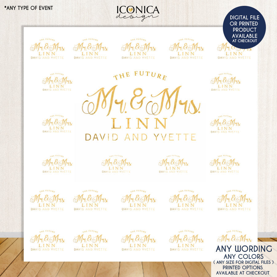 Engagement Photo Booth Backdrop, Custom Step And Repeat Backdrop,Engagement Party Banner,Wedding Backdrop Red Carpet,Printed