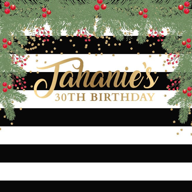 Christmas Photo Booth Backdrop, Christmas Party backdrop, CHEERS Festive Backdrop, Striped Holiday Banner, Printed BHO0012