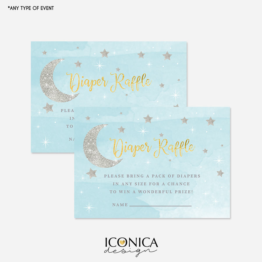 Twinkle Baby Shower Collection, RSVP cards, Little Star RSVP cards 3.5x5" Insert Cards, Personalized With Any Info, Any Event