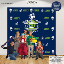 Load image into Gallery viewer, Hockey Photo Booth Backdrop, Custom Step and Repeat Backdrop, Hockey Birthday Bash banner, Sports Party - Printed
