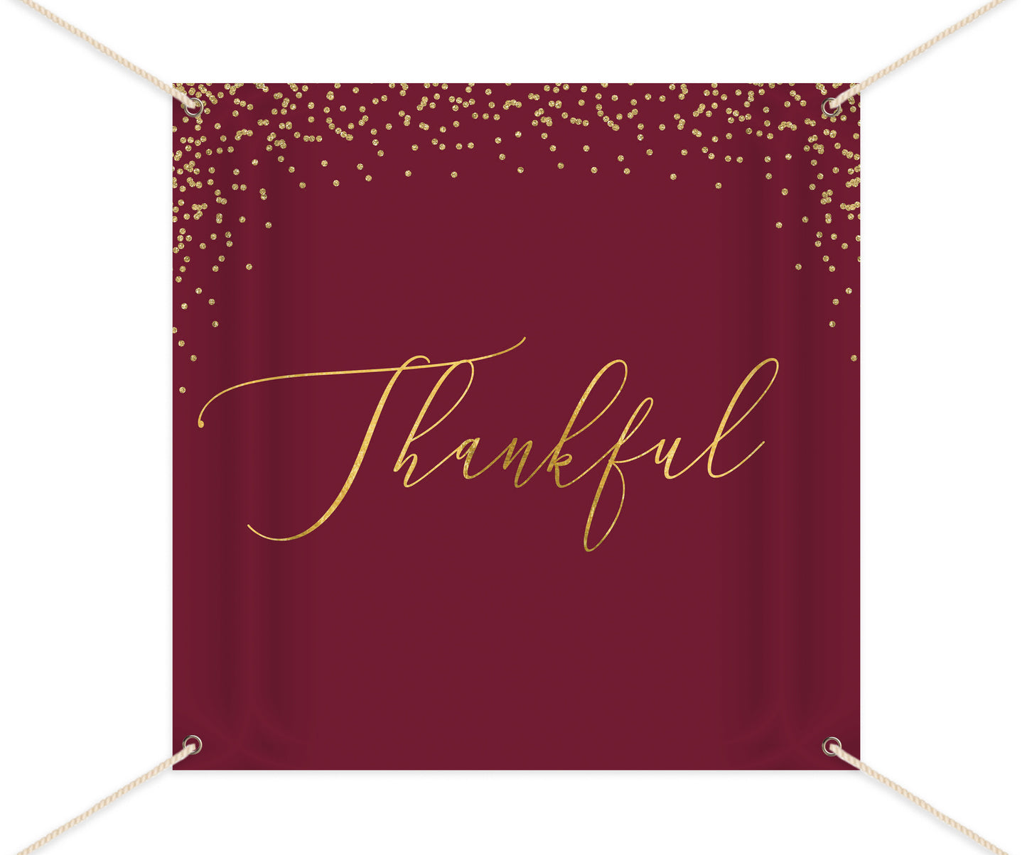 Burgundy Thanksgiving Decor, Thanksgiving Backdrop,Thanksgiving Dinner,Thanksgiving Feast Banner, Printed vinyl Banner, Ready to Ship