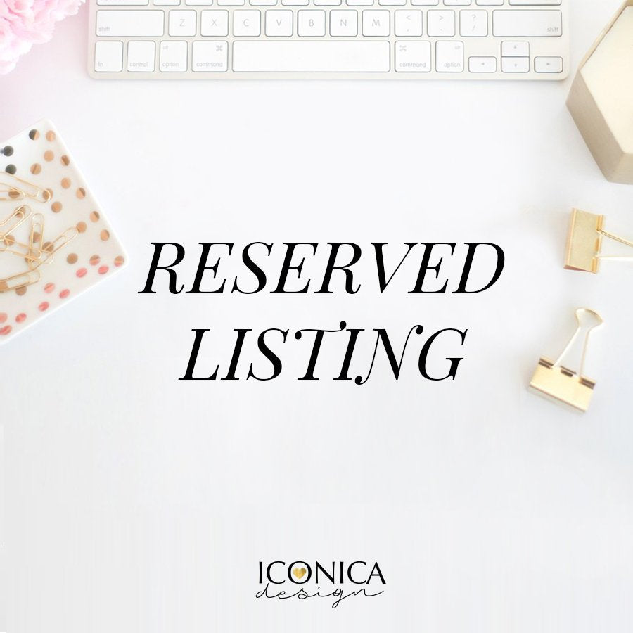 Reserved Listing - Camryn Wedding / Expedited Fedex Shipping