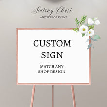 Load image into Gallery viewer, Custom Welcome Signs - A la carte Party Signs, Personalized Posters , Printed File, Custom Design, Free Shipping
