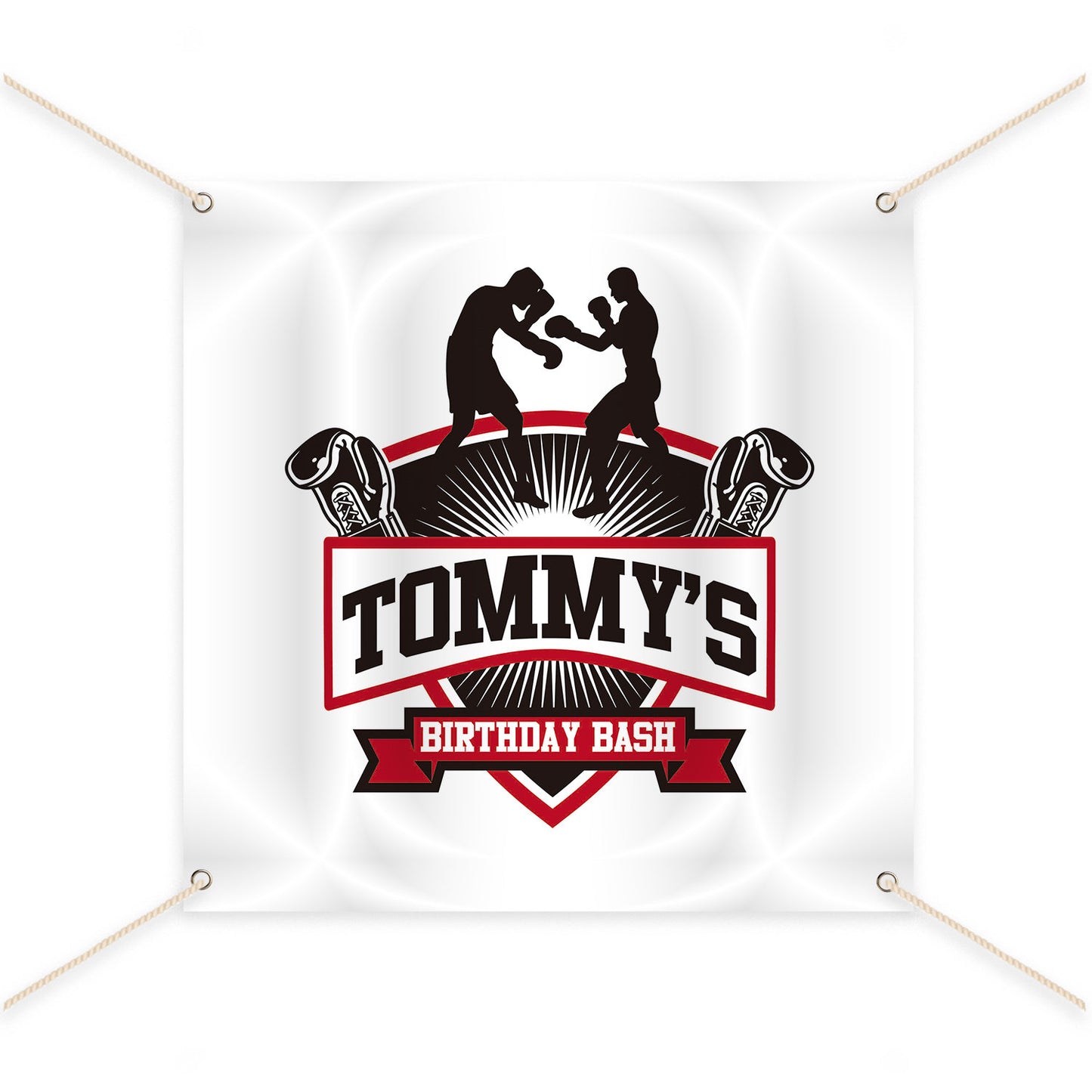 Boxing Party Decorations, Sports Birthday theme, Boxing Birthday Bash banner, Sports Party - Printed or Digital File BBD0084