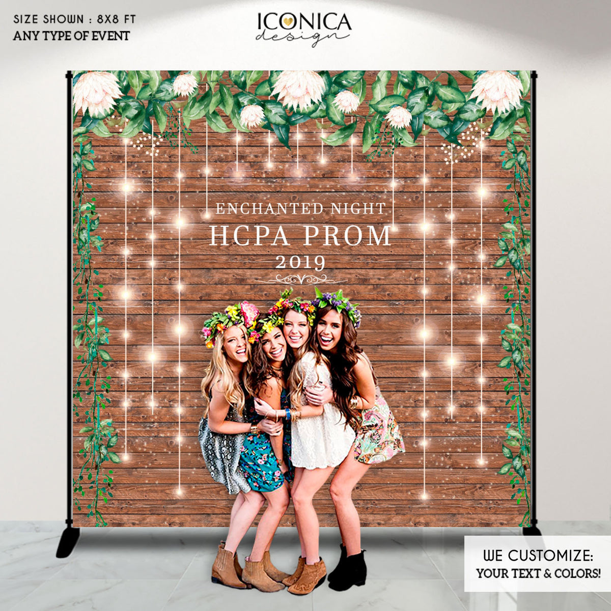 Graduation Party backdrop, Retirement, Prom Party Decorations, Rustic ...