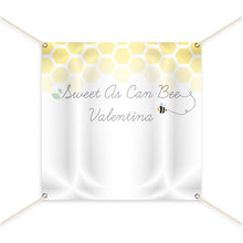 Load image into Gallery viewer, Virtual Baby Shower BEE Birthday Party Decor,First BEE-Day Backdrop,Sweet as can BEE Banner,Bee gender reveal baby shower,Mom to Bee Decor
