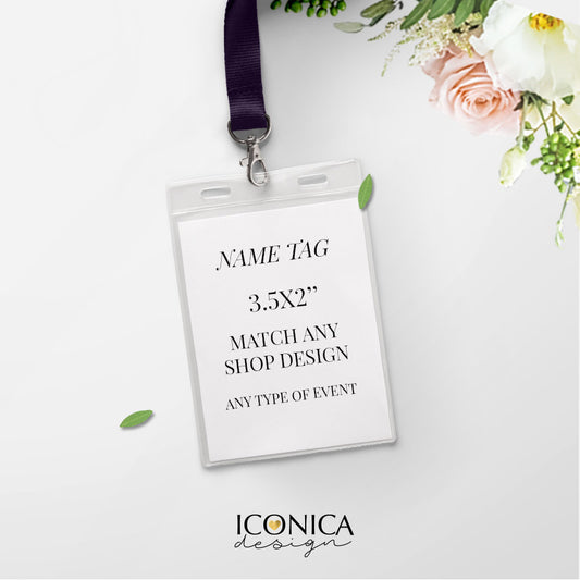 Name Tags || A la carte || Single Party Item of any of our Party Collections  || Made to match any ID invitation/Collection