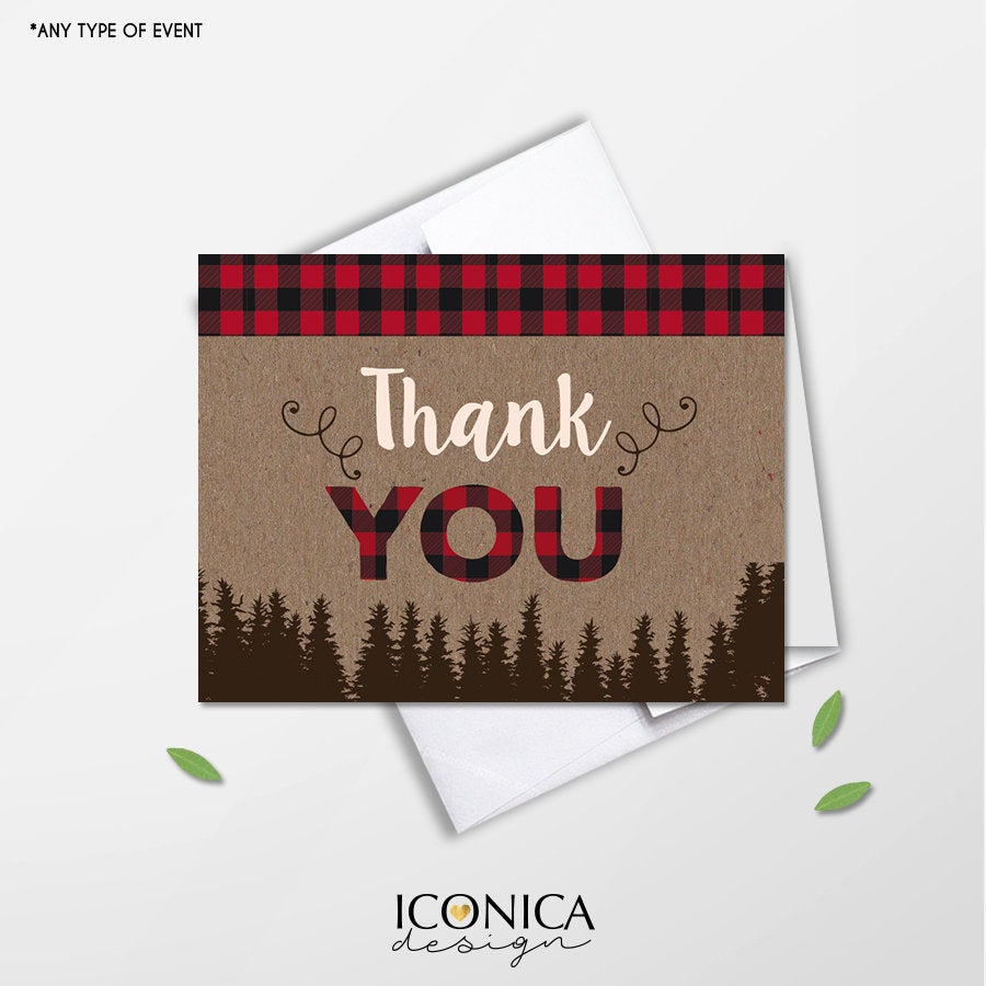 Thank You Cards A2, thick matte paper 120#,A2 Folded, White Or Cream Envelopes included, Printed Cards - A la carte