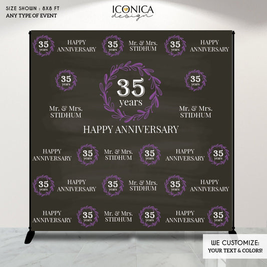 Wedding Anniversary Photo Backdrop, Anniversary Party Decor, We still DO, Anniversary celebration decor,any years BAN0002