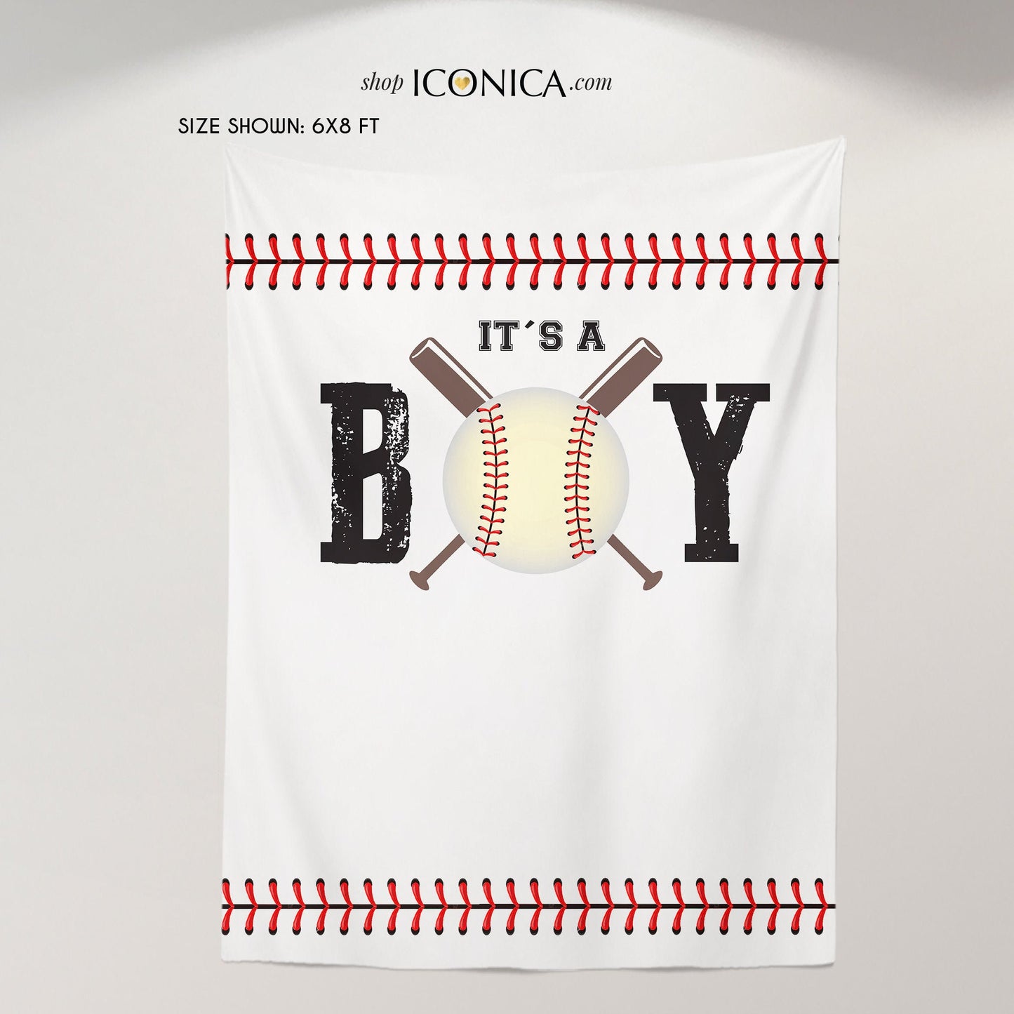 Virtual Baby Shower Baseball Baby Shower Decor, Sports Photo Backdrop, Baseball Photo Backdrop, All Star Party Decor,Printed Backdrop