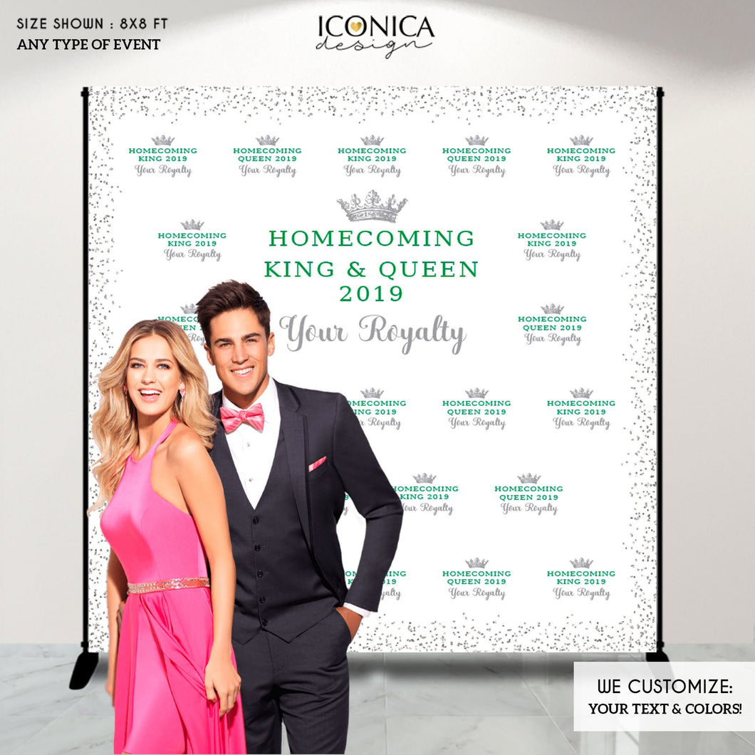 School Homecoming Photo Booth Backdrop,Virtual Homecoming Party Photo,Homecoming Dance Decor, HOCO Dance, Graduation Party Backdrop,Prom