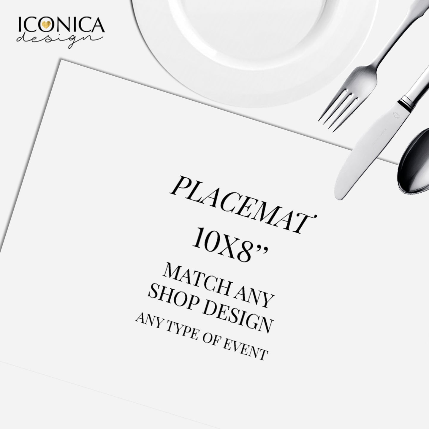 Placemat 8x10", A la carte,Made to match any design from the shop,Printable File (DIY)