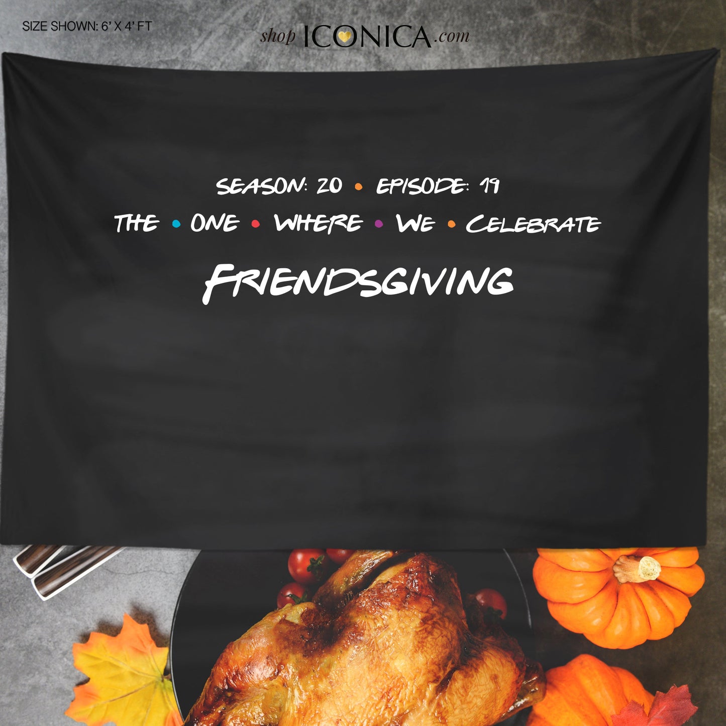 Friendsgiving Photo Backdrop,Friendsgiving Dinner Decorations,Friendsgiving Potluck Decor,Friendsgiving Feast Banner