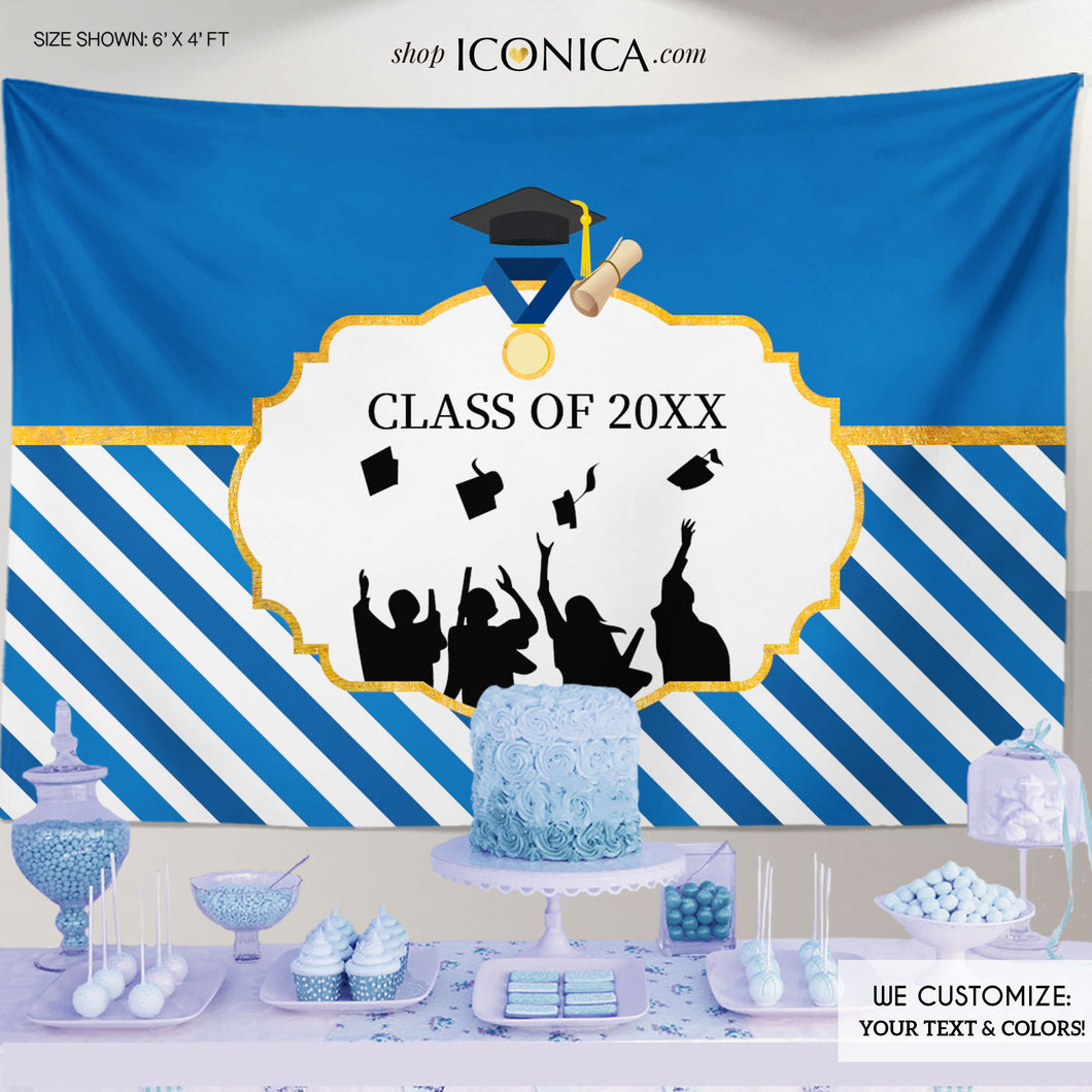 Graduation Party Backdrop Class of 2023, Grad Party, Graduation Backdrop, Grad, Graduate Banner,Printed BGR0002