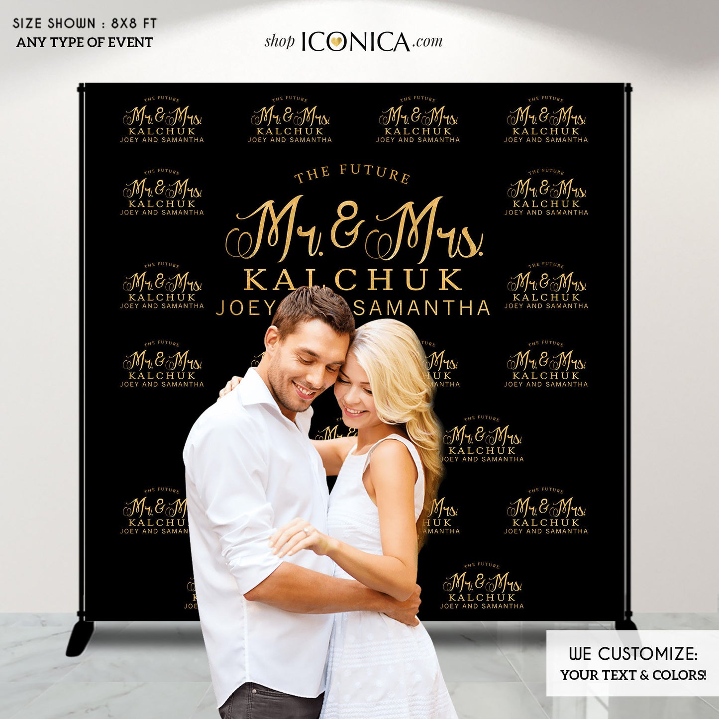 Engagement Photo Booth Backdrop, Custom Step And Repeat Backdrop,Engagement Party Banner,Wedding Backdrop Red Carpet,Printed