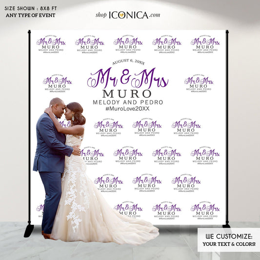Wedding Photo Booth Backdrop Custom Step And Repeat Backdrop Engagement Party Backdrop Red Carpet Banner Printed Or Printable File Bwd0004
