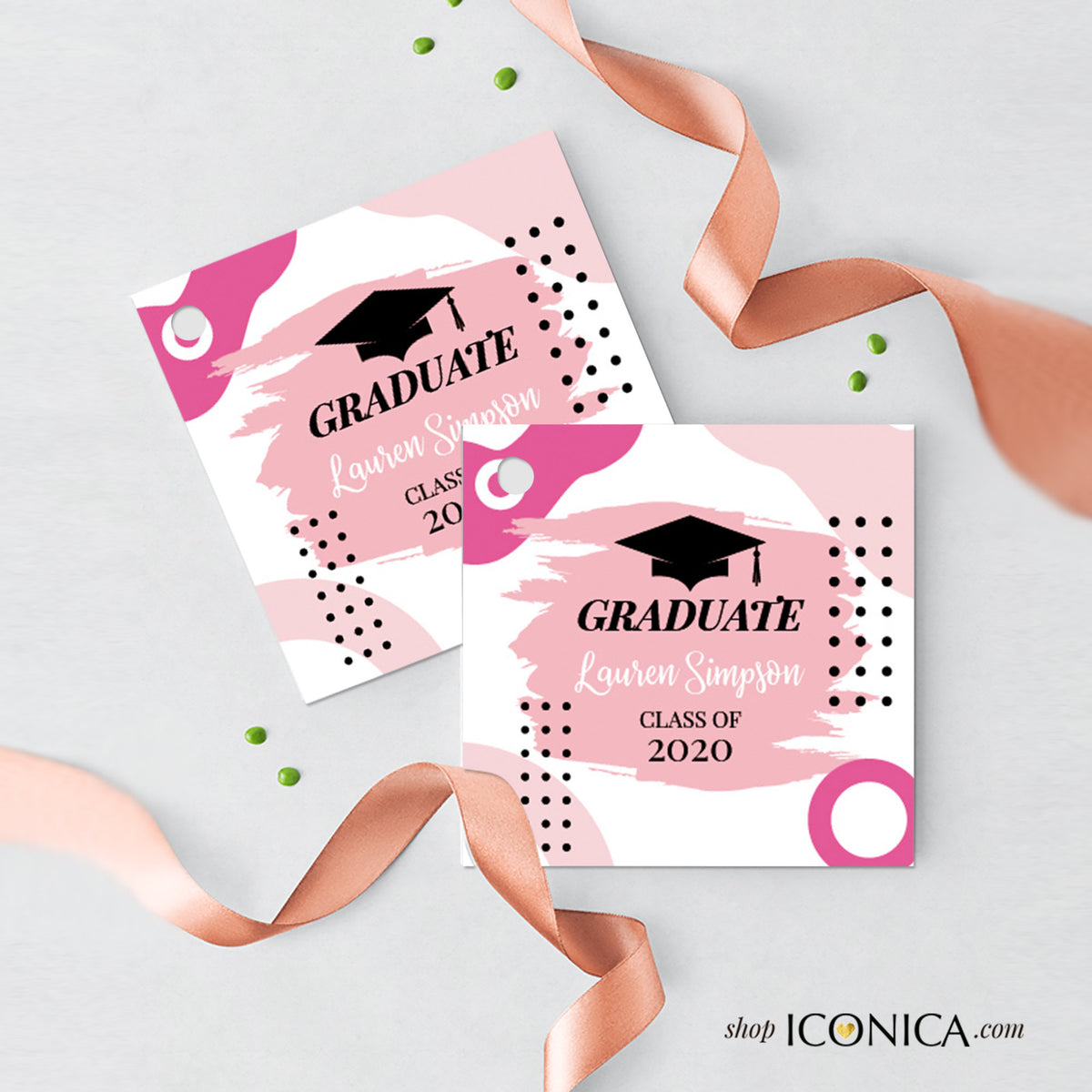 Graduation Favor Tags Modern and Bold Collection, Modern Gifts Tags, G ...
