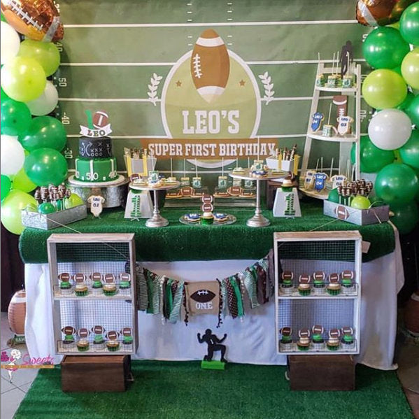 Football Party Photo Booth Backdrop, Sports Backdrop, Super bowl party, Football Birthday banner, Sports Party, Printed or Digital File