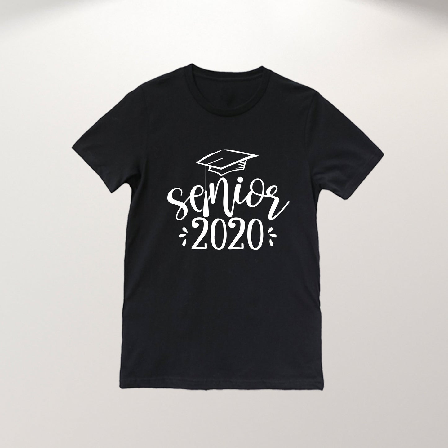 Graduation Shirt Class of 2023, Virtual Graduation Unisex T-shirt Quarantine Gifts Script Text Made in USA 3001CG0112