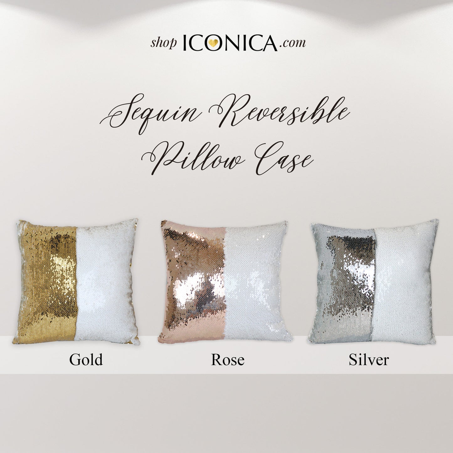 Graduation Gift Sequin Pillow Case Personalized Reveal Gift Reversible Flippy sequin Pillow Case Graduation Gift For Her-Him Birthday Gift