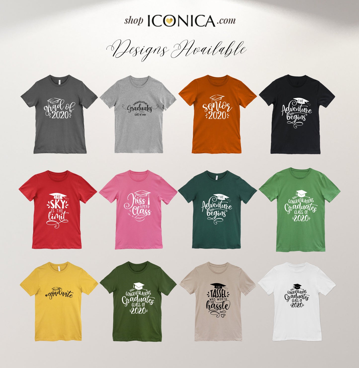 Graduate Shirt Class of 2023, Graduation Unisex T-shirt Prom 2023 Graduation Gifts "Adventure Begins"