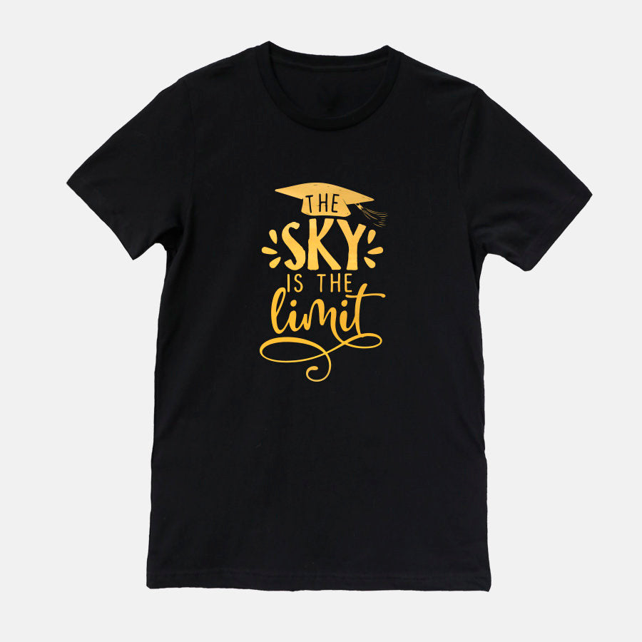 Graduation Shirt Class of 2023 Real Foil Shirt Inspirational Tee Shirts Unisex T-shirt Comfortable Fashionable Stylish Made in USA