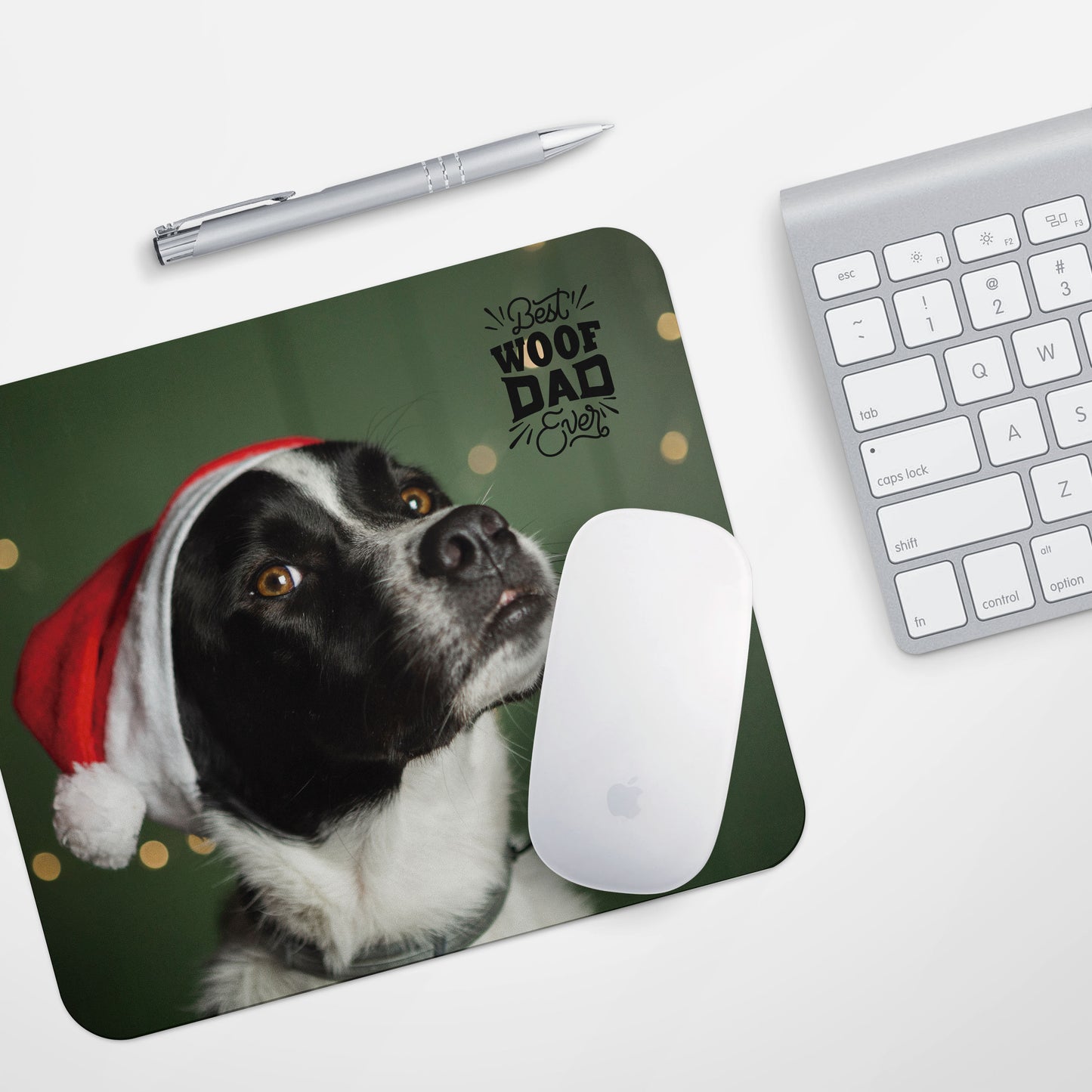 Dog Dad Photo Mouse Pad Fathers Day Gift from Wife Pet Dad Mouse Pad Fathers Day Gift Ideas Home decor Personalized Mouse Pad Christmas Gift