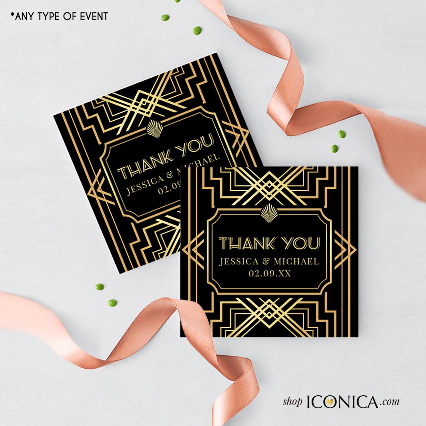 25 Favor Tags Printed , Thank You Tags, Gift tags, Favor Labels, Made To Match Any of our Collection, A la carte