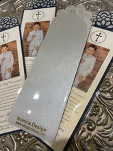 Load image into Gallery viewer, First Communion Cards Thank you Cards Any text-color or Type of event Handcrafted 3-layers Card Baptism Cards Bookmarks,Tarjetas de Recuerdo
