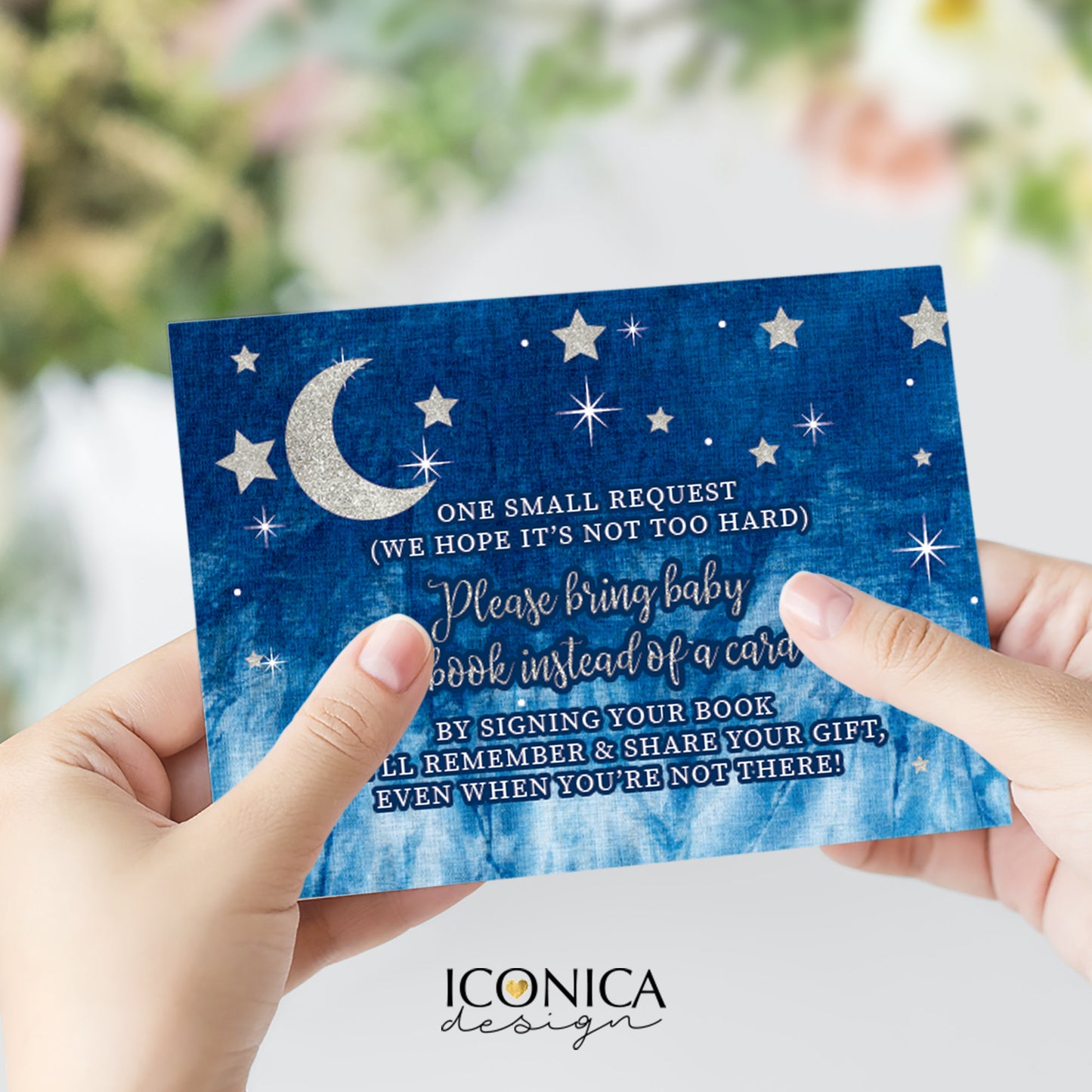 Insert Card 3.5x5" Printed cards, RSVP card, Diaper raffle card, Bring a book card, Recipe Card Matching any of our invitation, A la carte