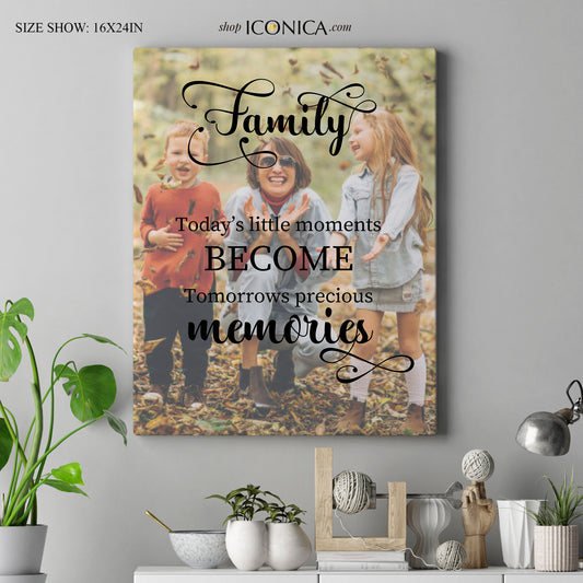 Custom Wall Art,Photo Canvas Home Decor Photo Quotes Mom Gift,Dad Gift,Birthday Gift,Gift for her, Personalized Nursery Decor