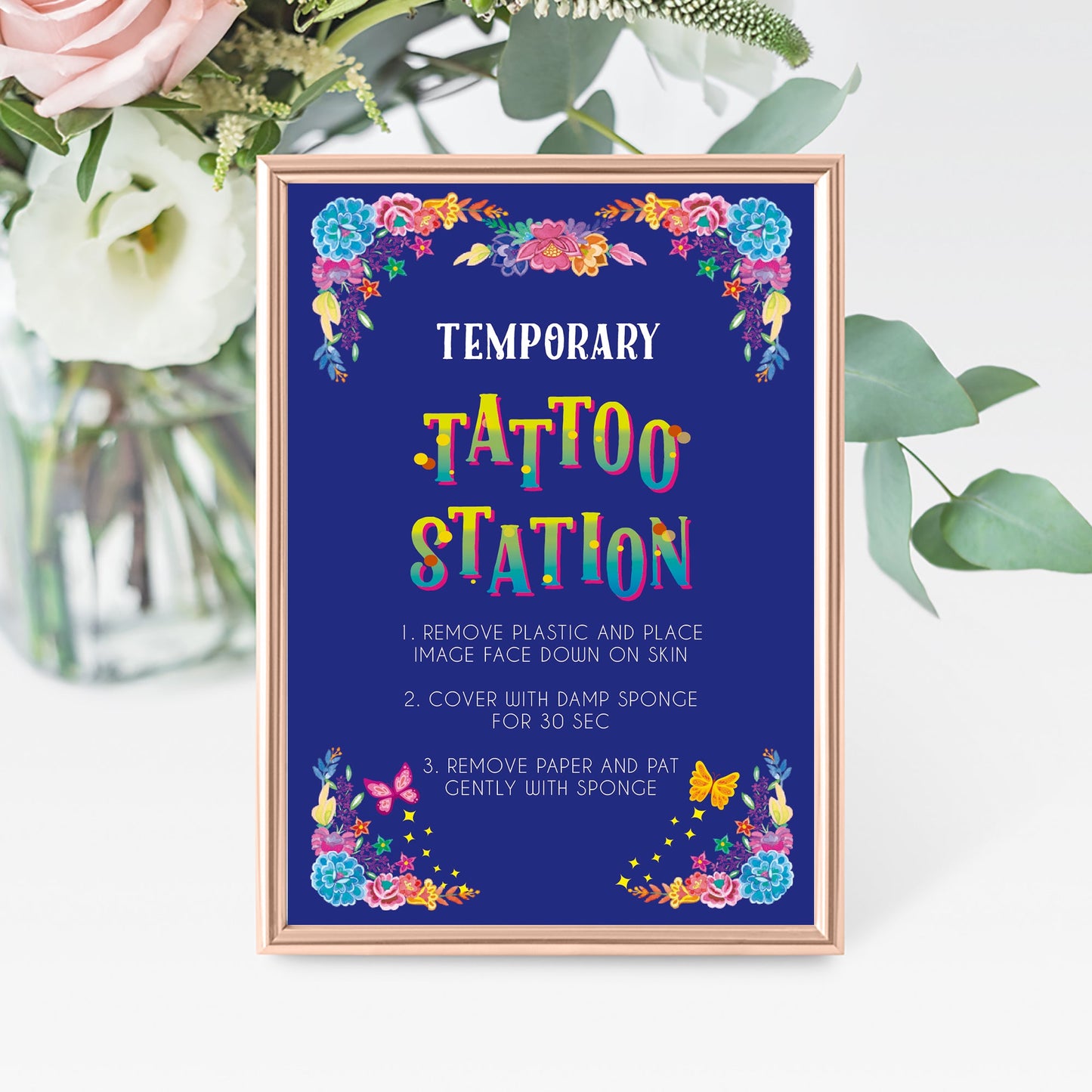 Magical Birthday Party sign 5x7 in with Encanto, Magical Birthday Party